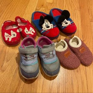 4 pairs Toddler girls shoes